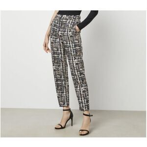 Emerson by Jackie Fraser-Swan jacquard black printed Pants Size 6